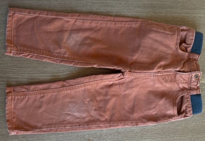 Pantalon élastiqué effet molleton 86cm 23m 2a