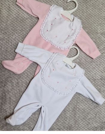 Pyjama fruit de ma passion 3 mois blanc et rose