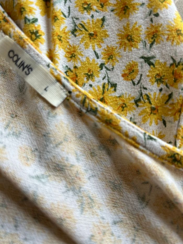 Magnifique robe fleurie jaune L Colin’s - photo numéro 4