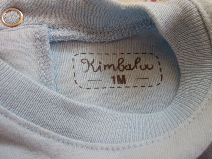 T-Shirt manches courtes bleu clair 1 mois - photo numéro 3
