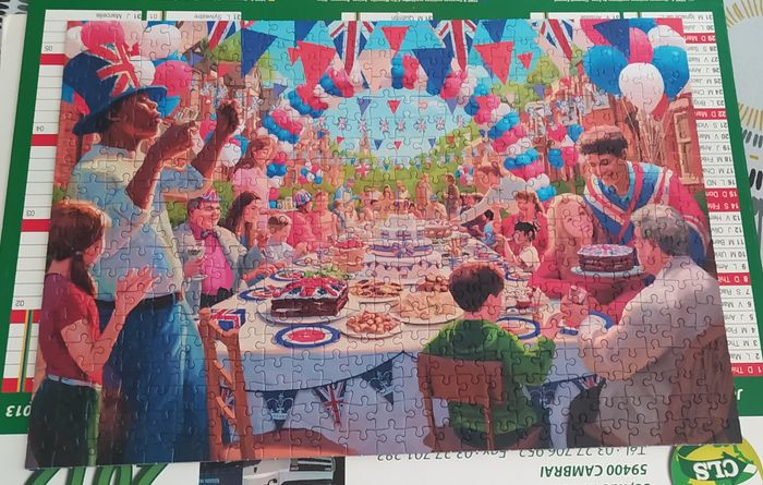 Platinum jubilee 2022 - Lot de 4 puzzles 500p Royal Celebrations - photo numéro 3