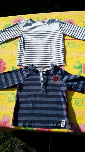 Lot de 2 t-shirts manches longues