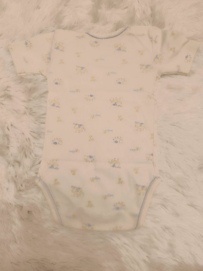 Lot 4 bodies manches courtes T. 12 mois Absorba - photo numéro 9