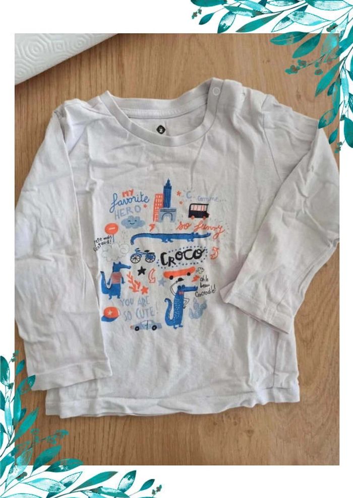 Lot de 2 tee shirt taille 24 mois - photo numéro 3