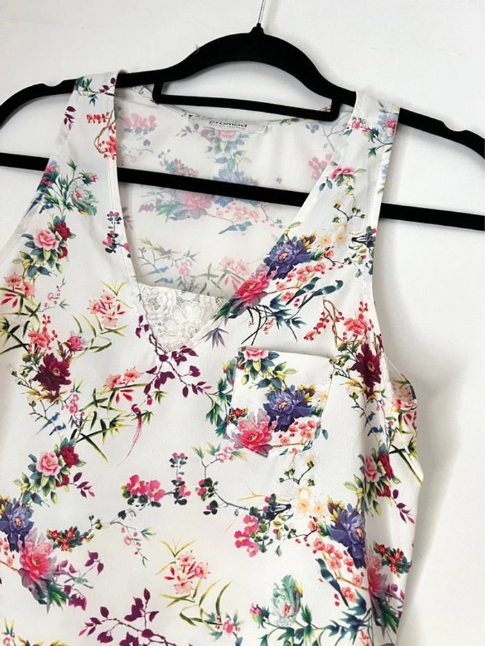 Débardeur à fleurs Promod Taille XS-S - photo numéro 2