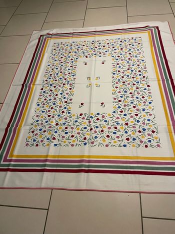 Nappe fleurie vintage