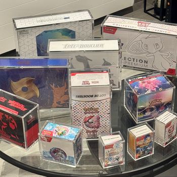 Protections acryliques aimantées pour Pokémon au choix - Boîtes plexi premium neuves