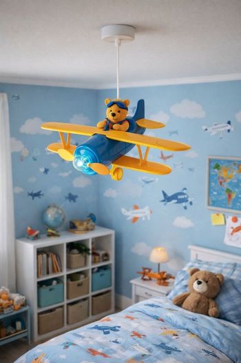 Plafonnier Winnie l'ourson avec bruit 