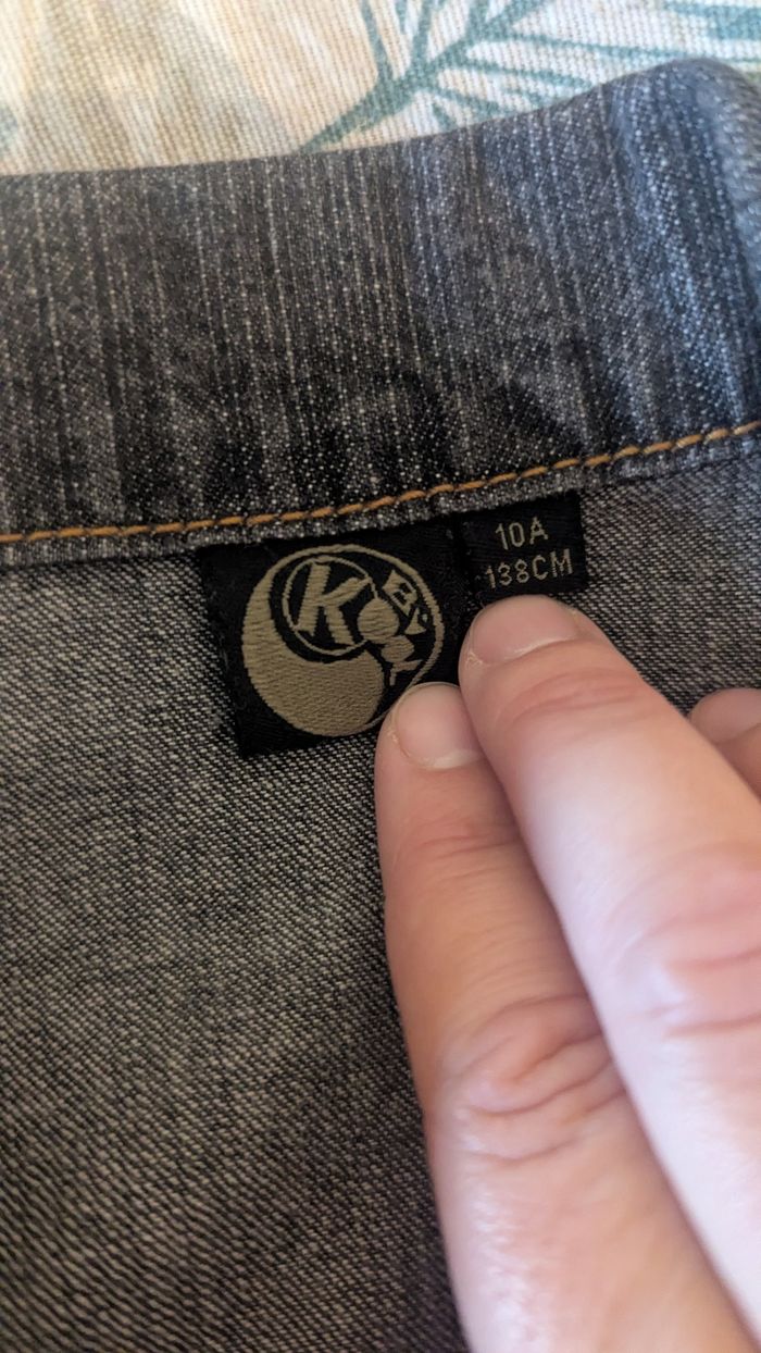 Veste Jean noir, 10 ans - photo numéro 2