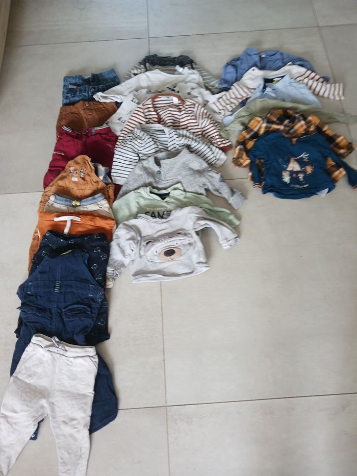 Lots vêtements 12 mois garçon
