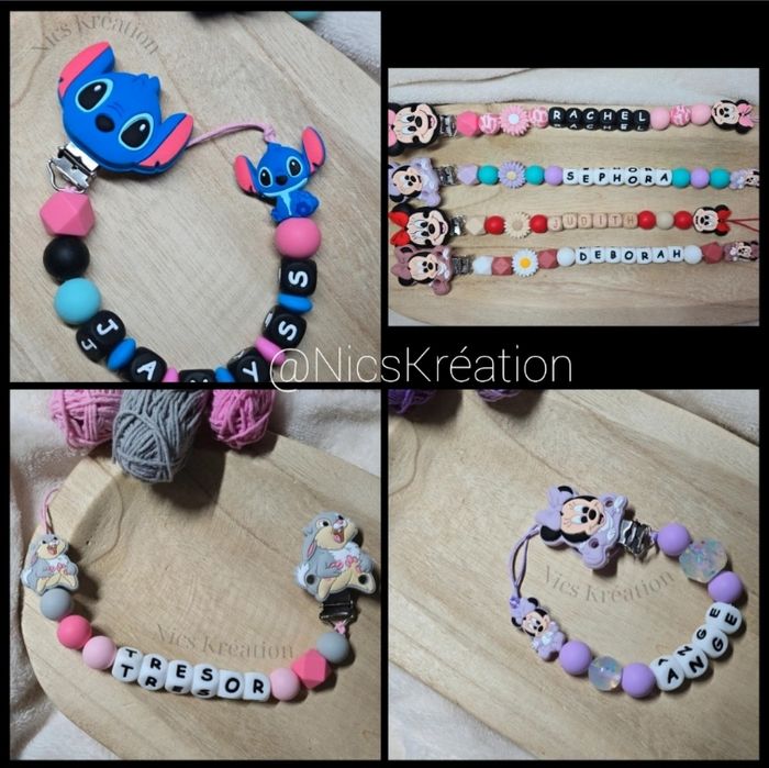 Attache tetine personnalisés - photo numéro 3