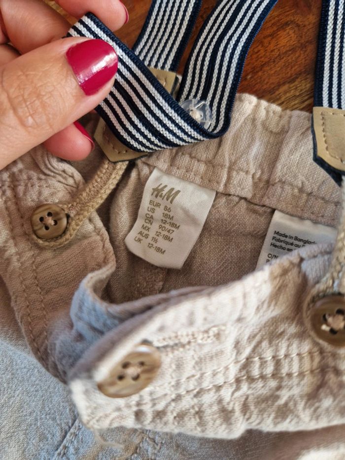 Short à bretelles amovibles 18 mois - photo numéro 3