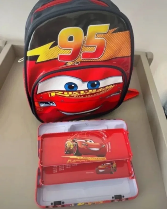 Cars sac à dos et trousse école - photo numéro 3
