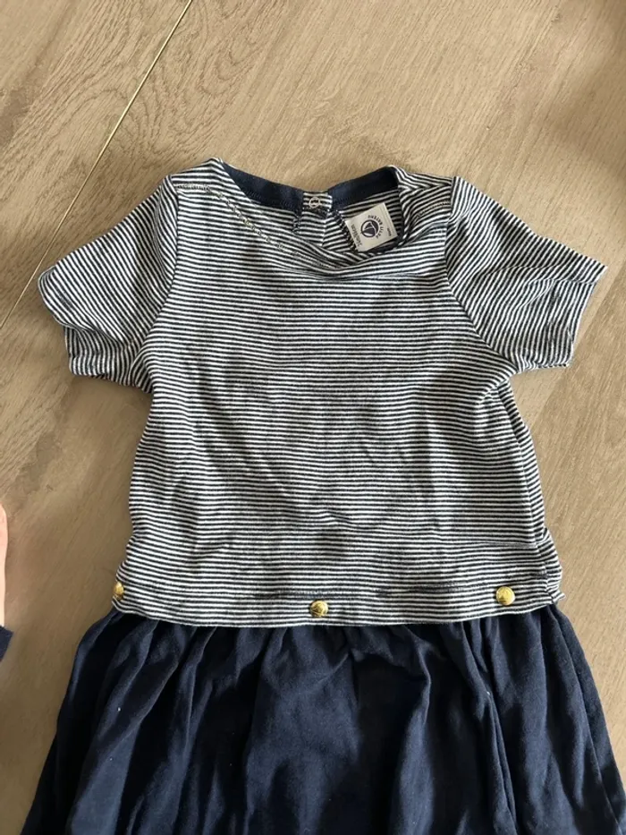 Robe manches courtes marinière Petit Bateau - photo numéro 3