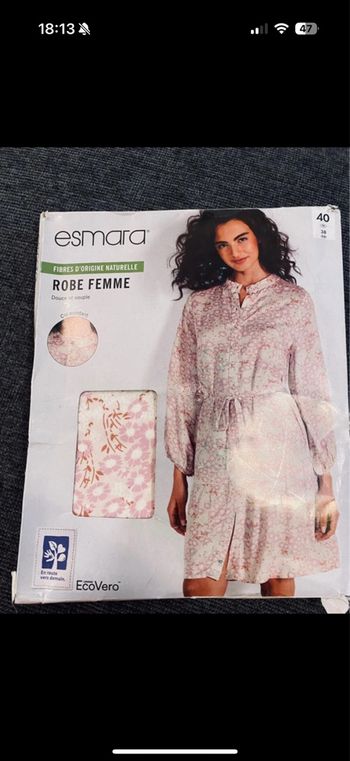 Robe tunique esmara taille 40 neuve