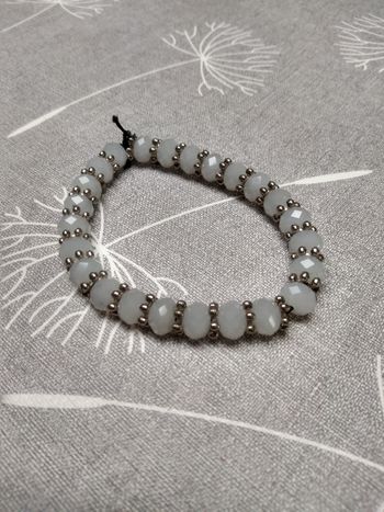 Bracelet pierres blanches