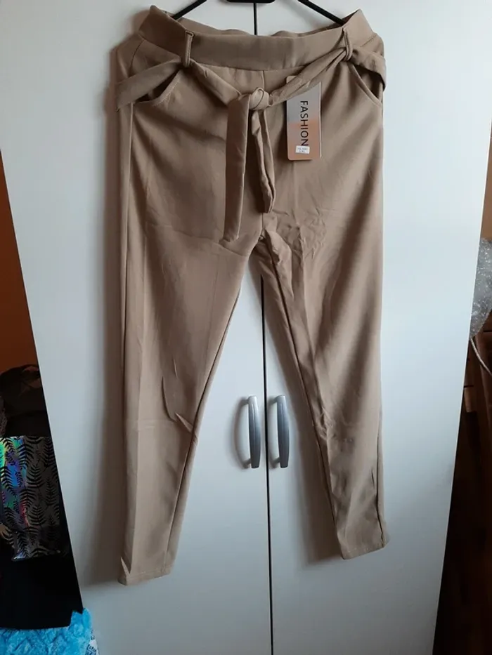 Legging beige Fashion poché