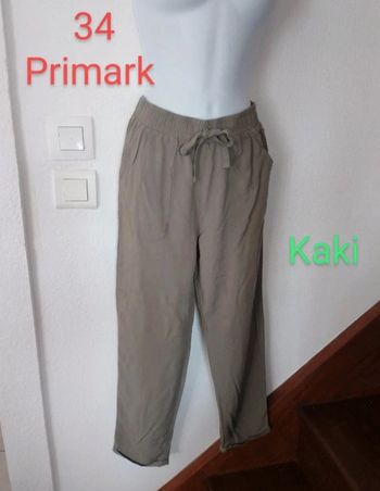 Pantalon léger taille élastique femme.34..