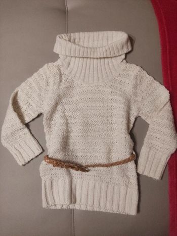 Pull long avec ceinture