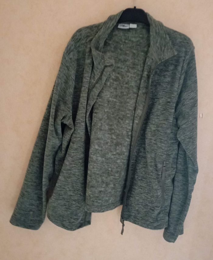 Vestes polaire fine gris clair - photo numéro 2