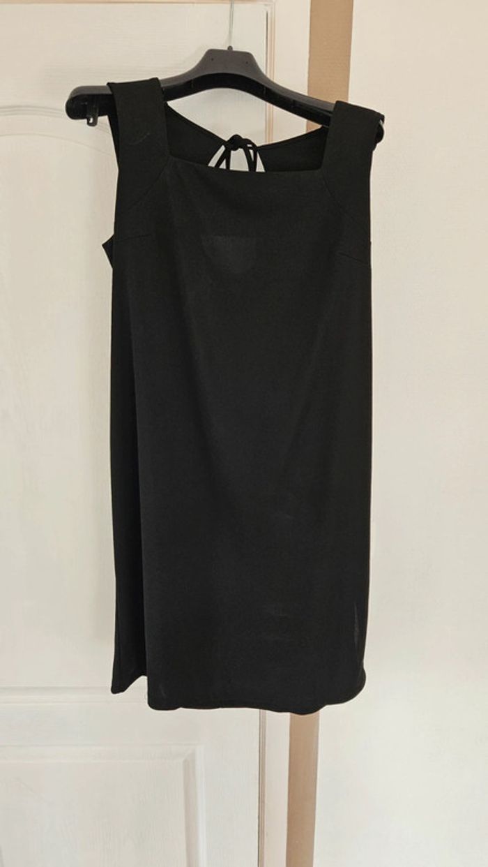 Robe courte classique noire sans manche, La Redoute, 44/46, nickel - photo numéro 2