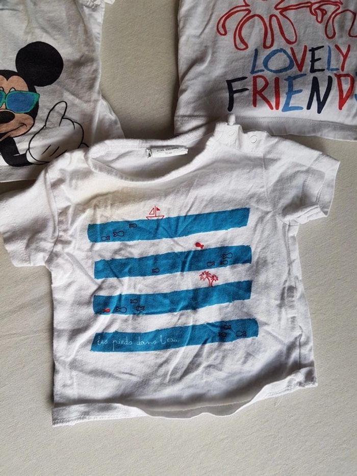 Lot 3 t-shirt garçon 3 mois - photo numéro 3