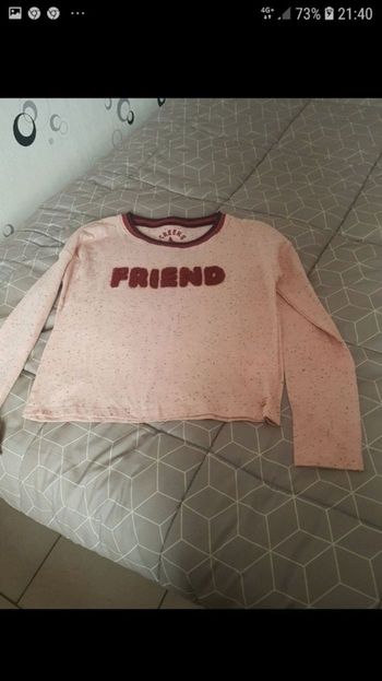 Tee shirt fille creeks  14 ans