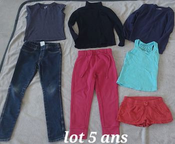 lot 7 pièces fille la halle