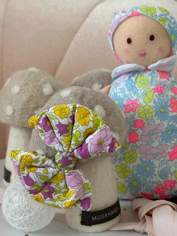 Barrette liberty jaune