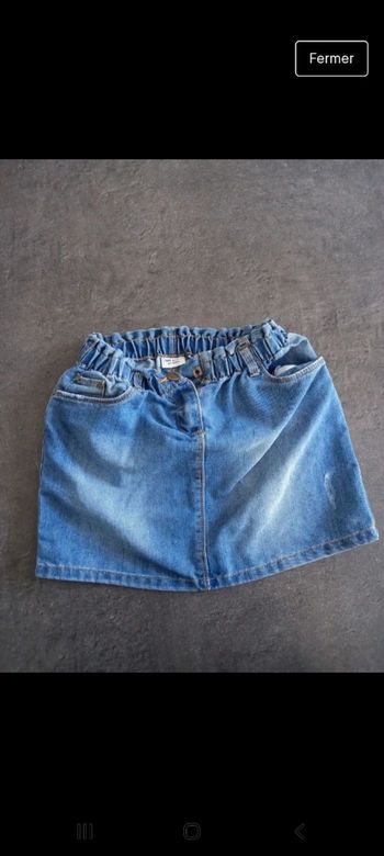 Jupe jean