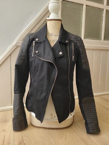 Perfecto femme noir et gris taille 34 ONLY