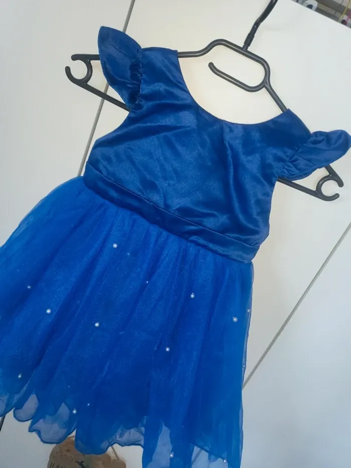 Robe soirée habillé bleu roi - photo numéro 2