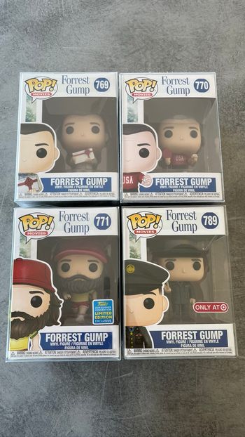 Lot de 4 Pop Forrest Gump
