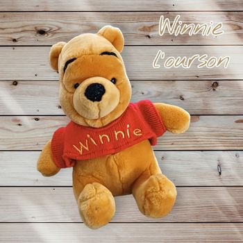 🍯🧸 Peluche Winnie l’Ourson Disneyland 🧸🍯