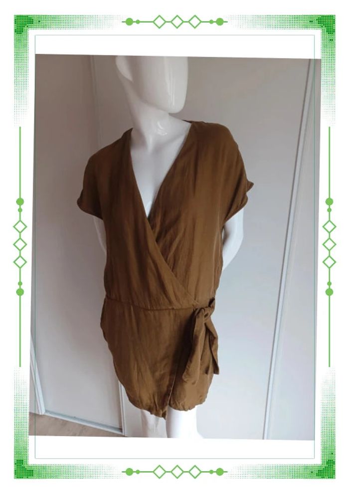 Combishort femme en lin - photo numéro 2
