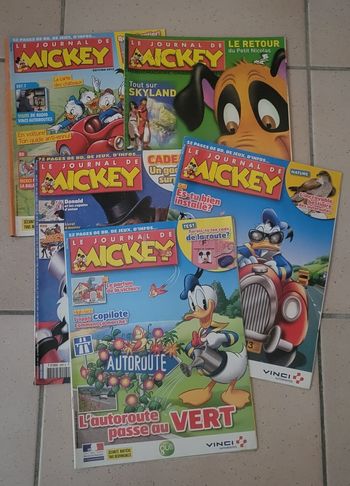 Lot journal de Mickey 