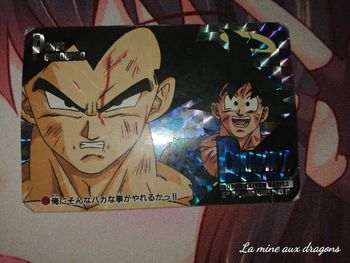 Carte Prism Soft Dragon Ball Z Amada Pp Card 1224 Part 27 Vegeta carddass rare