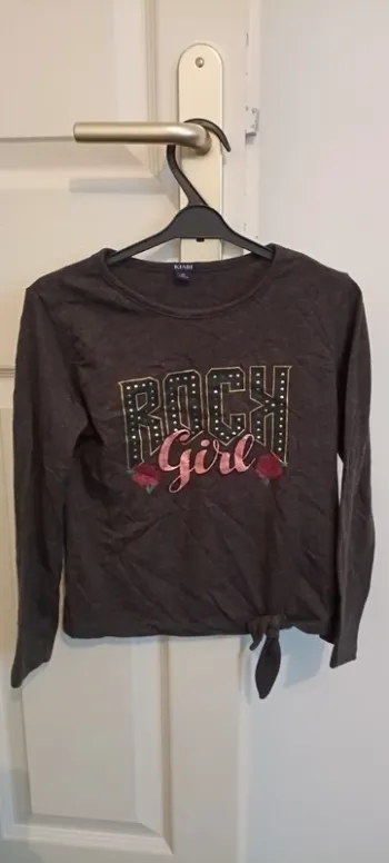 Tee shirt manches longues Kiabi
