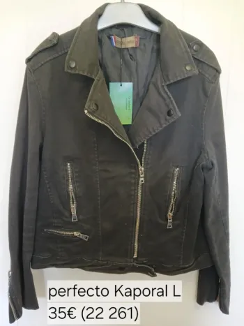 Perfecto noir femme L