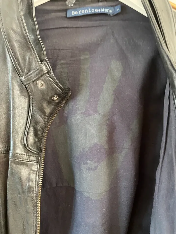 Veste en cuir Berenice TL - photo numéro 8