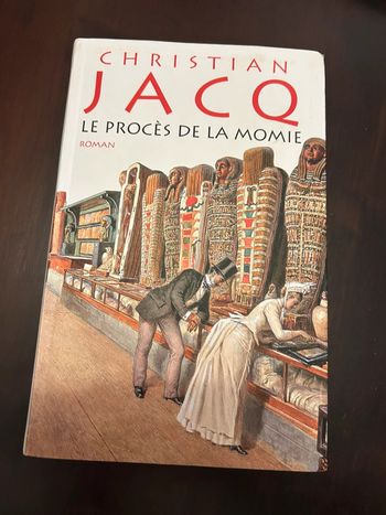 Livre le procès de la momie de Christian Jacq
