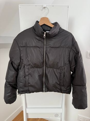 Doudoune courte noir Bershka