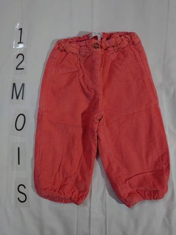 pantalon velours léger