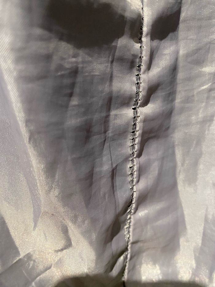 Trench noir, taille 44 pastille, menthe, coton - photo numéro 8