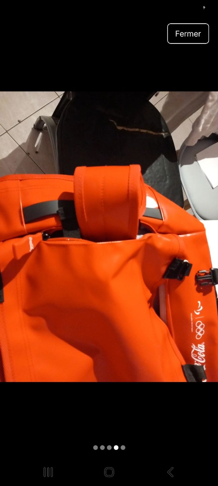 Sac de sport ou de voyage coca cola - photo numéro 4