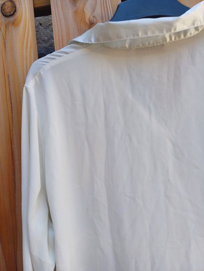 Magnifique chemise crème satinée Nathalie Andersen - photo numéro 10