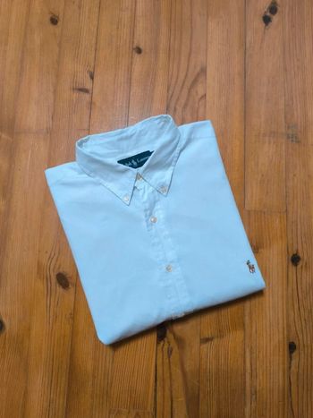 Chemise Manches Longues - Ralph Lauren - Classic Fit - Logo brodé premium - Blanc - Taille XXL