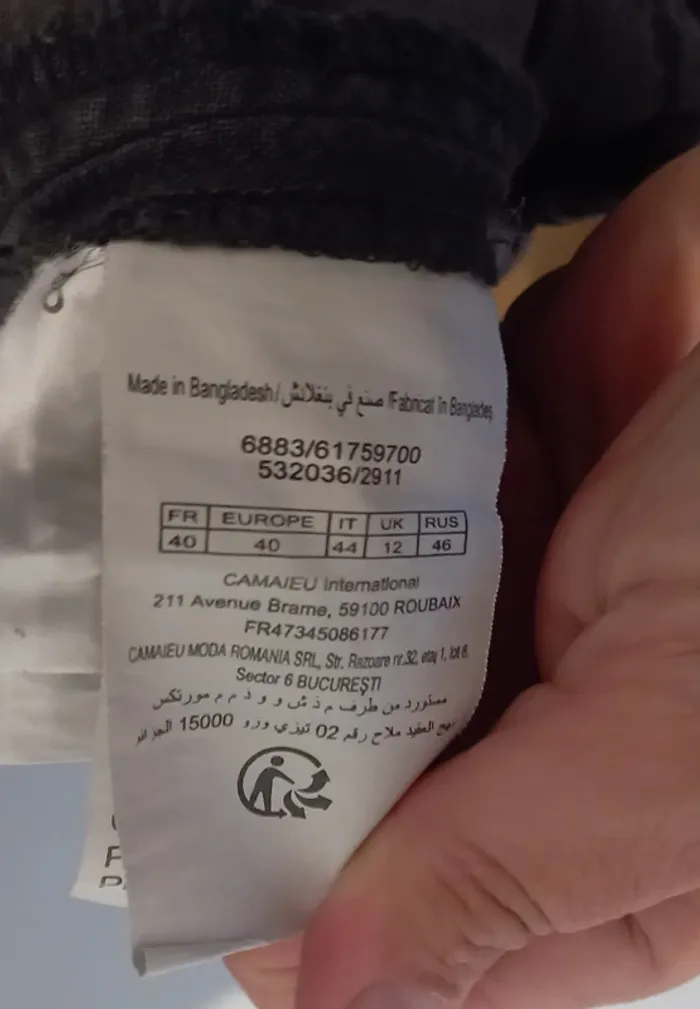 Short été femme taille 40 camaïeu - photo numéro 5
