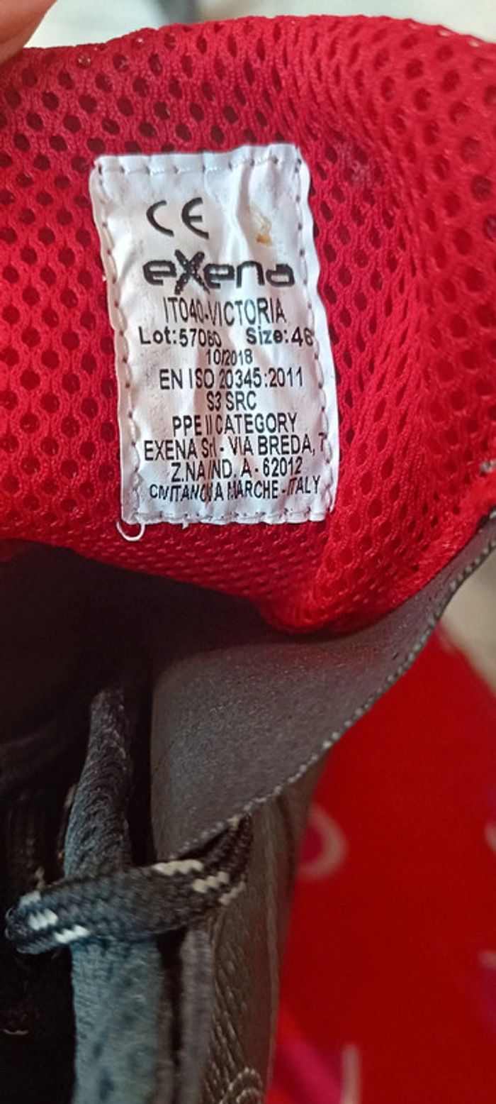Chaussures montante de sécurité exena noir - photo numéro 7