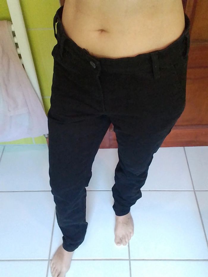 Pantalon femme noir droit Carhartt - photo numéro 3